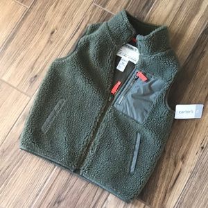 NWT Carter’s Sherpa vest